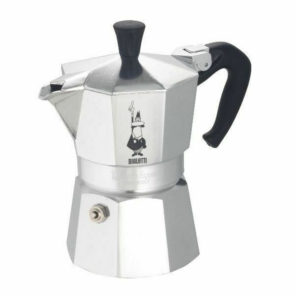 Cafeteira Italiana Bialetti 0001165/X4 Prateado Metal Aço inoxidável Alumínio 1 L