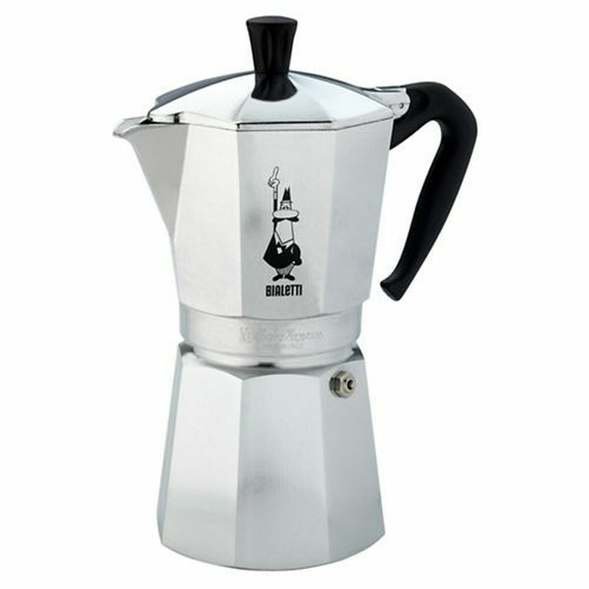 Cafeteira Italiana Bialetti 0001166/MR Prateado Alumínio 12 Kopjes