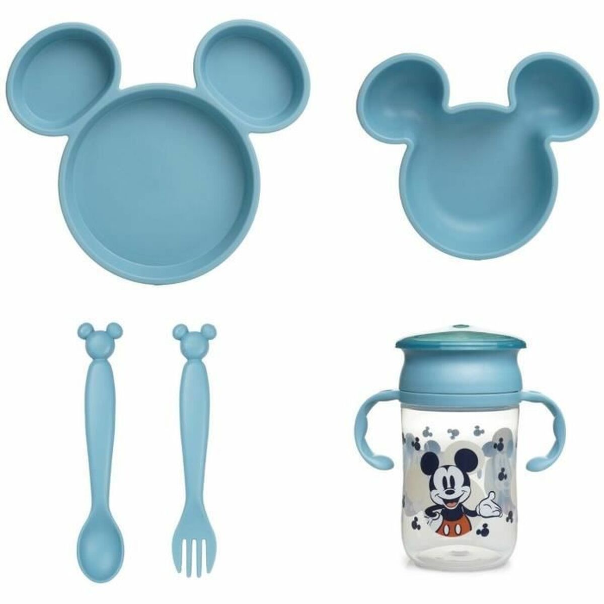 Conjunto de Talheres ThermoBaby Azul