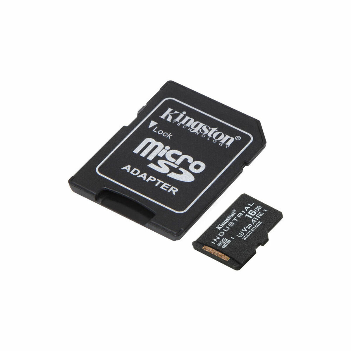 Cartão de Memória Micro SD com Adaptador Kingston Industrial 16GB 16