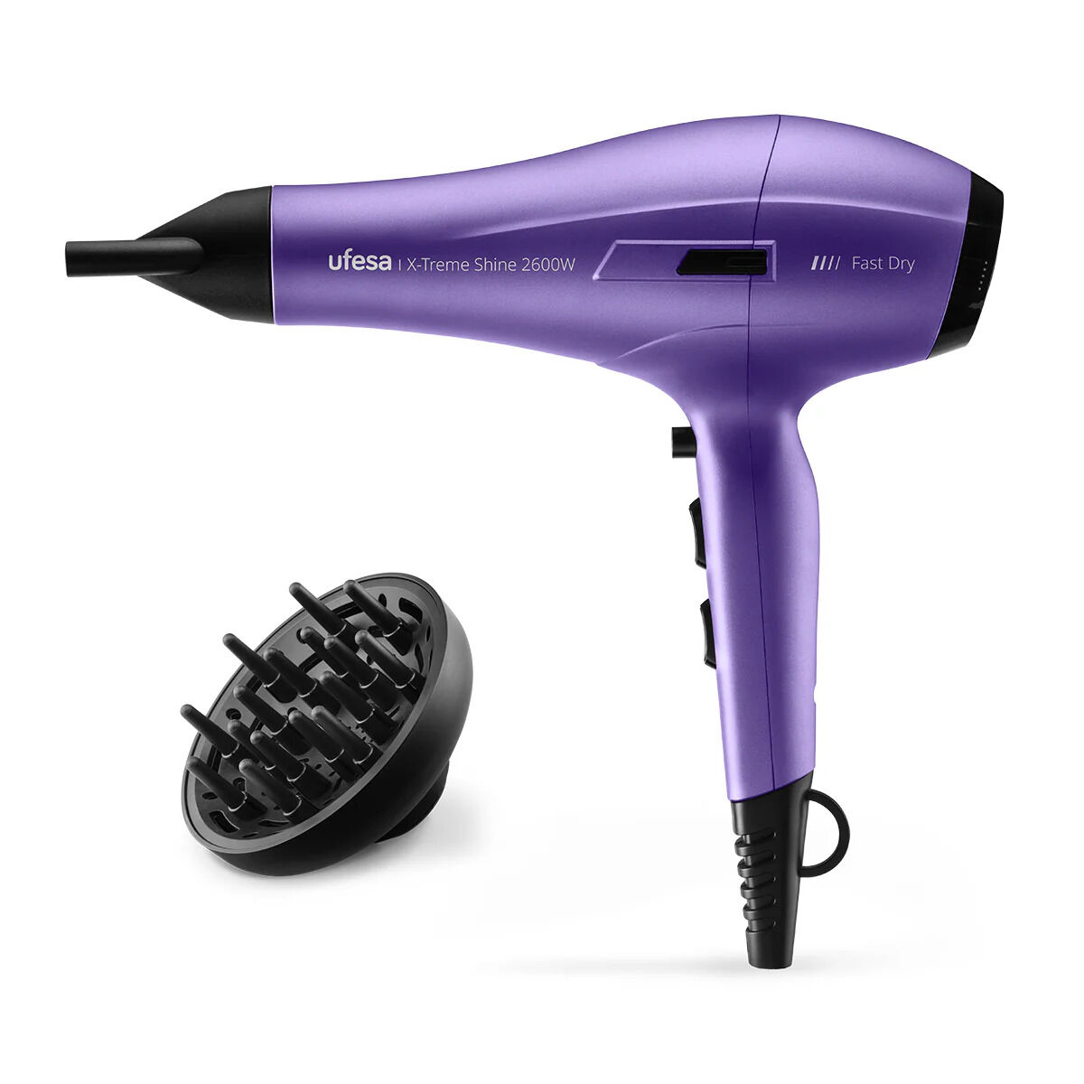 Secador de Cabelo UFESA X-TREME SHINE AC Lilás Lavanda 2600 W