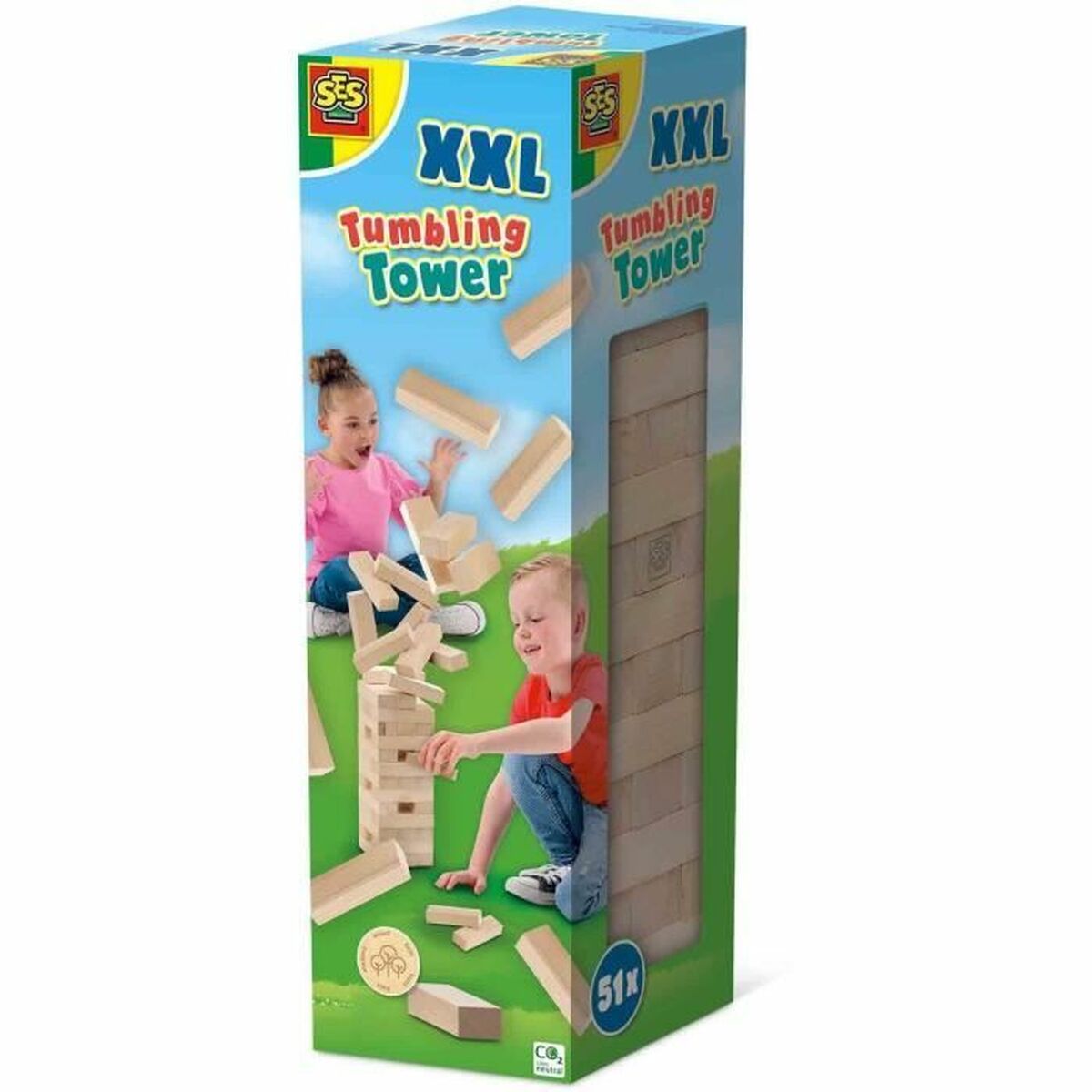 Jogo de habilidade SES Creative XXL Tumbling Tower