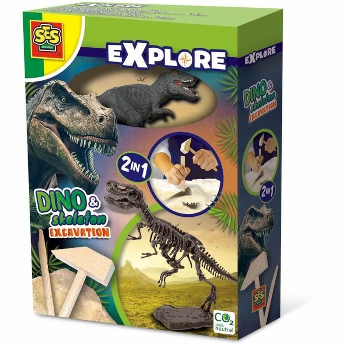 Jogo de Escavação SES Creative T-rex