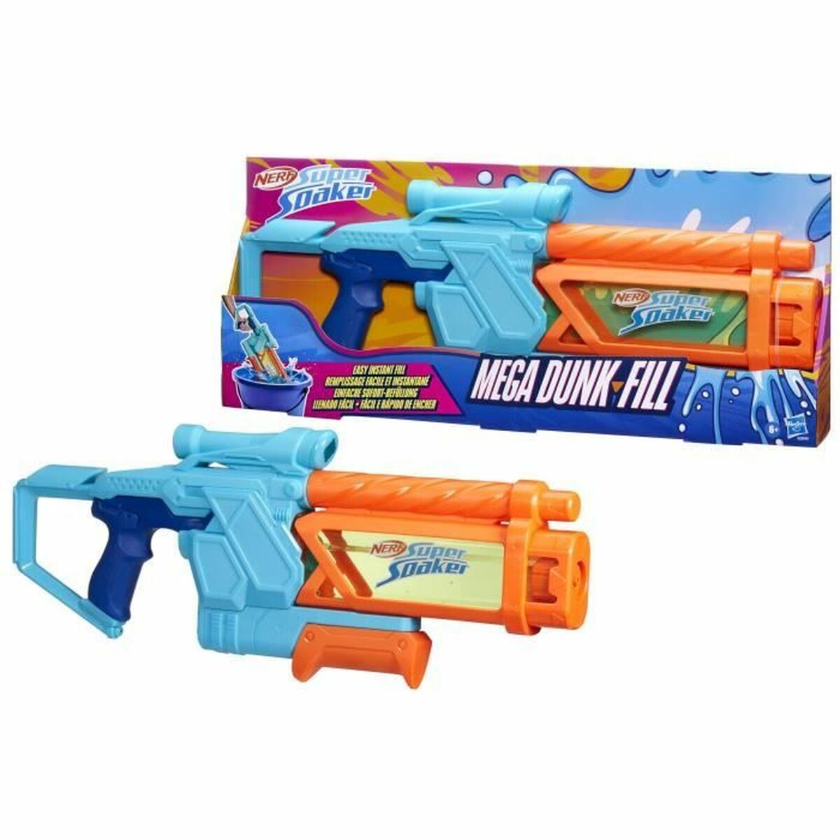 Pistola de Água Hasbro Super Soaker Mega Dunk-Fill 1 L