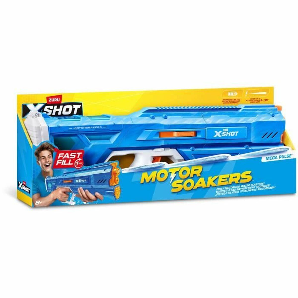 Pistola de Água Zuru X-SHOT Mega Pulse 1,1 L