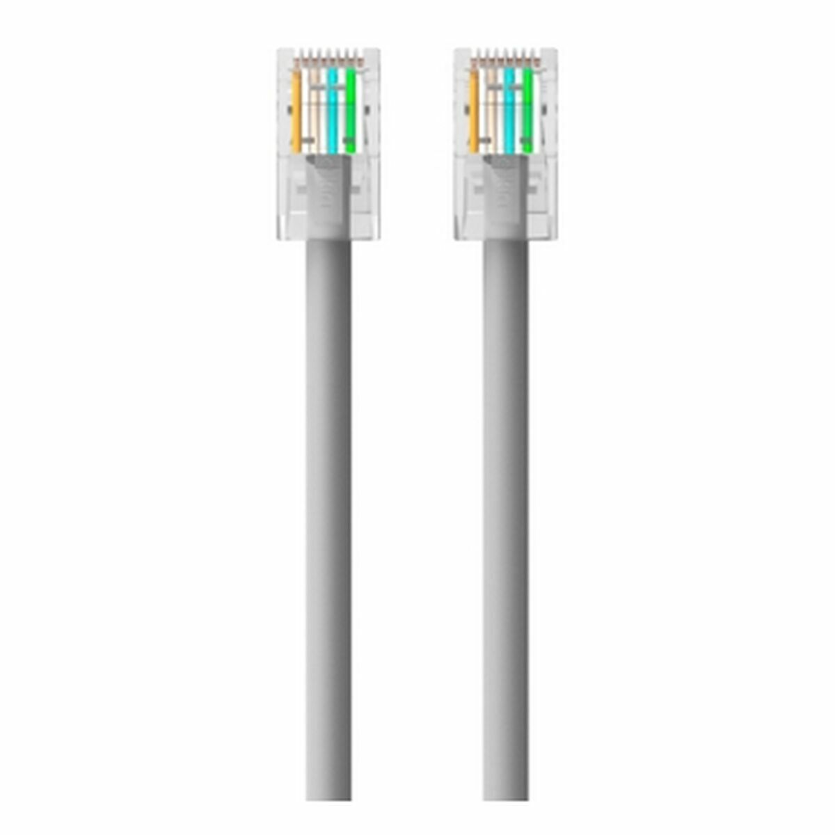 Cabo de rede rígido UTP Categoria 6 Belkin A3L981BT01M-H-S Cinzento 1 m 1 Unidade