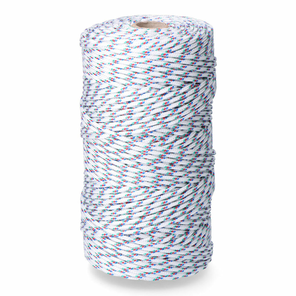Cordão EDM 87916 Tricolor Polipropileno 5 mm x 200 m Entrançado