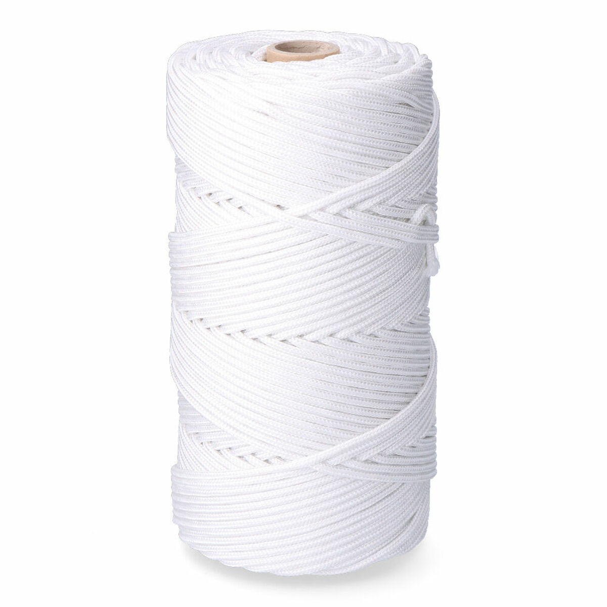 Cordão EDM 87915 Branco Polipropileno 5 mm x 200 m Entrançado