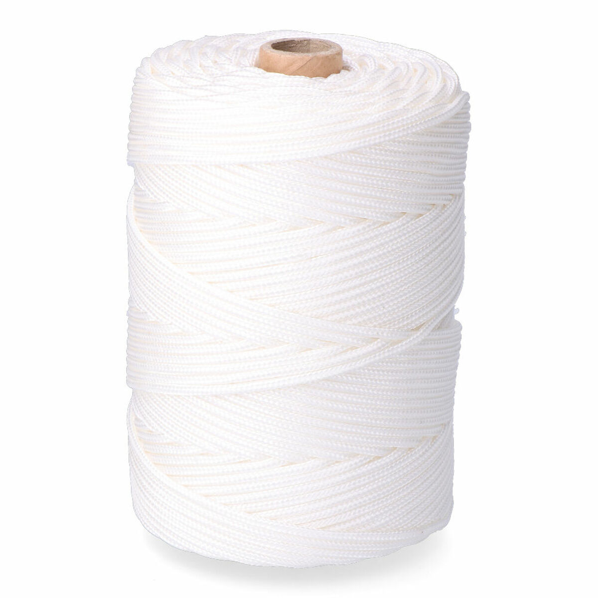 Cordão EDM 87917 Branco Polipropileno 3 mm x 200 m Entrançado