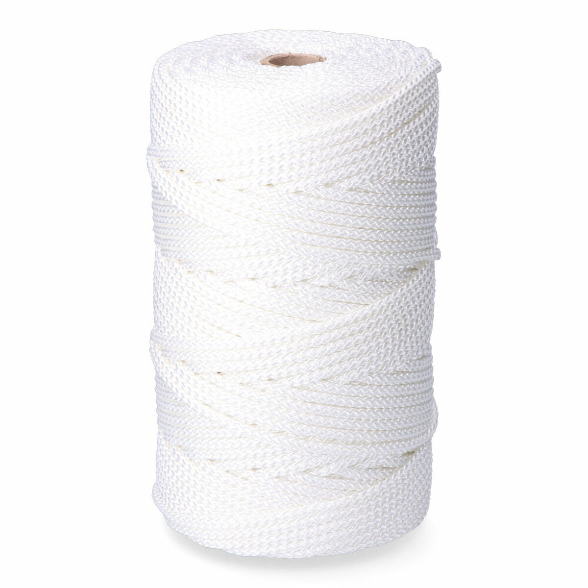 Cordão EDM 87918 Branco Poliéster 5 mm x 200 m Entrançado