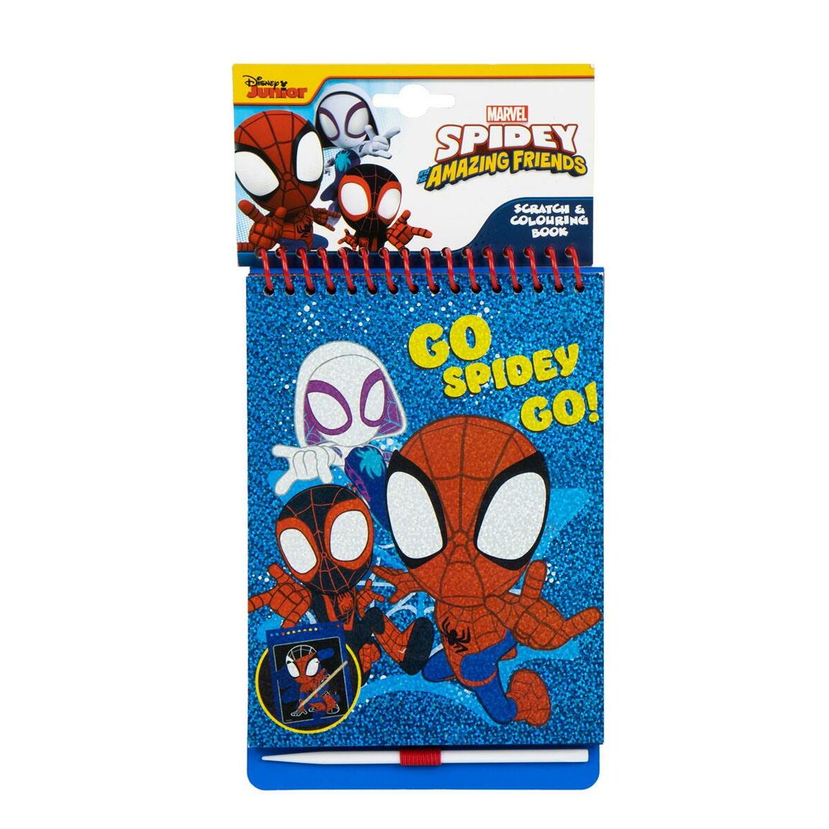 Conjunto de Desenho Spidey Scratch