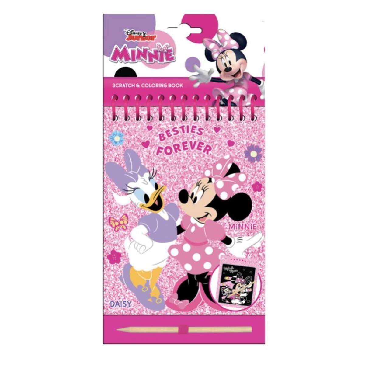 Conjunto de Desenho Minnie Mouse Scratch