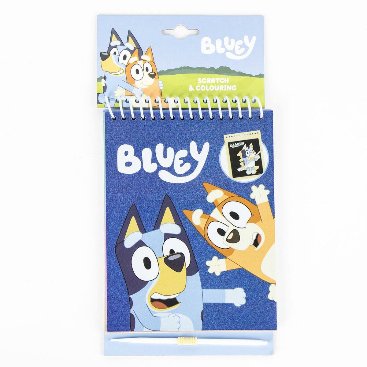 Conjunto de Desenho Bluey Scratch