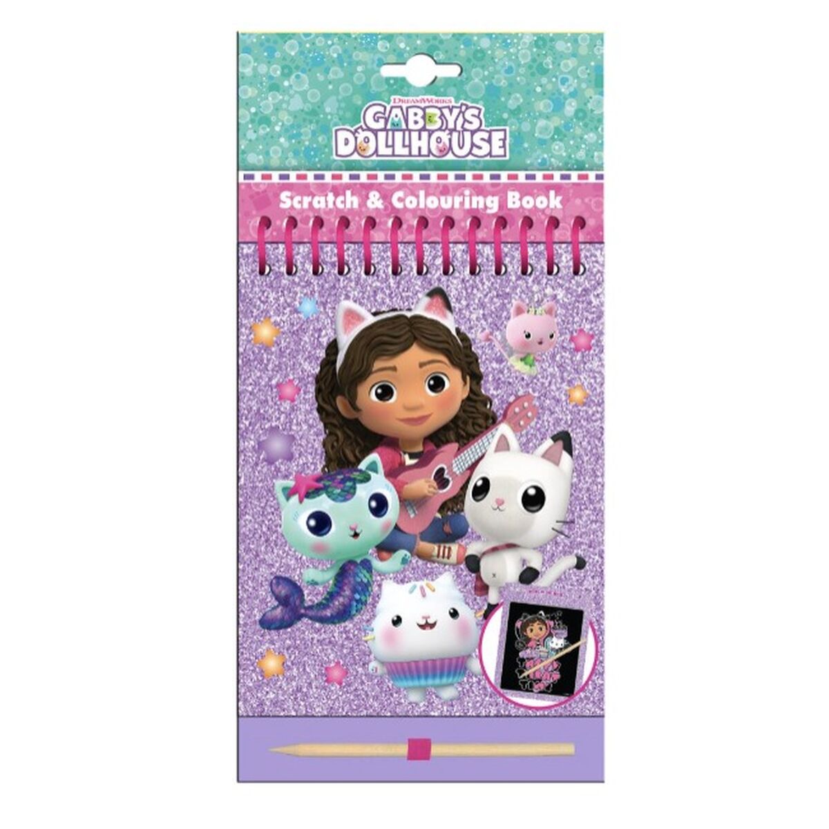 Conjunto de Desenho Gabby's Dollhouse Scratch