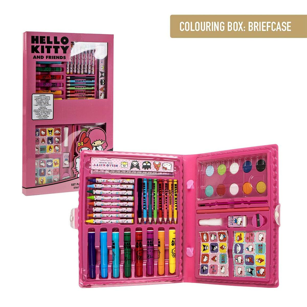 Conjunto de Desenho Hello Kitty