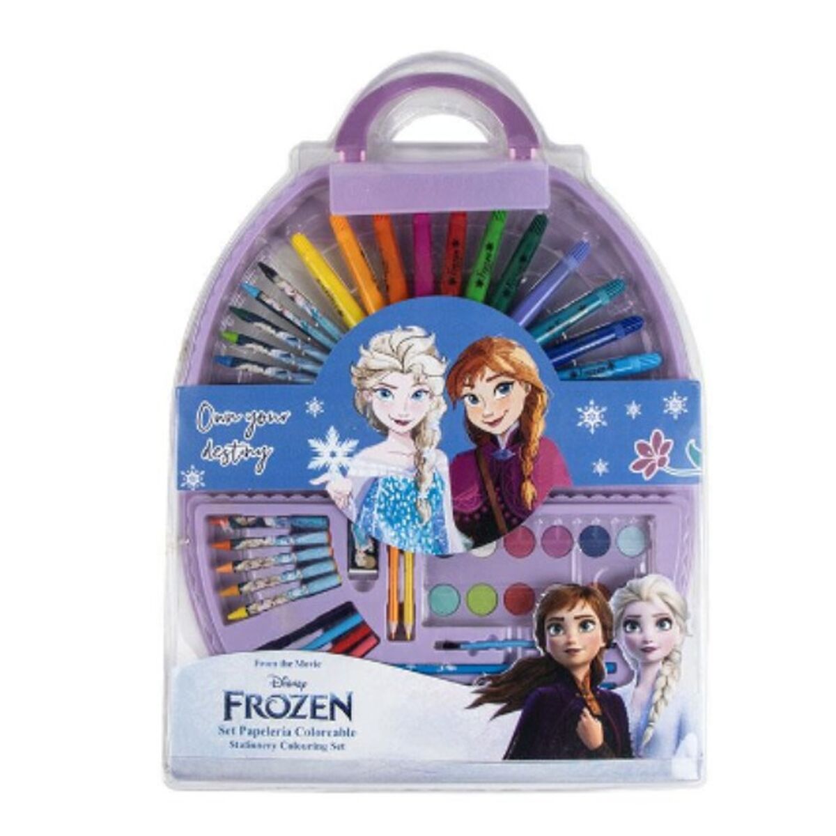 Conjunto de Desenho Frozen 50 Peças