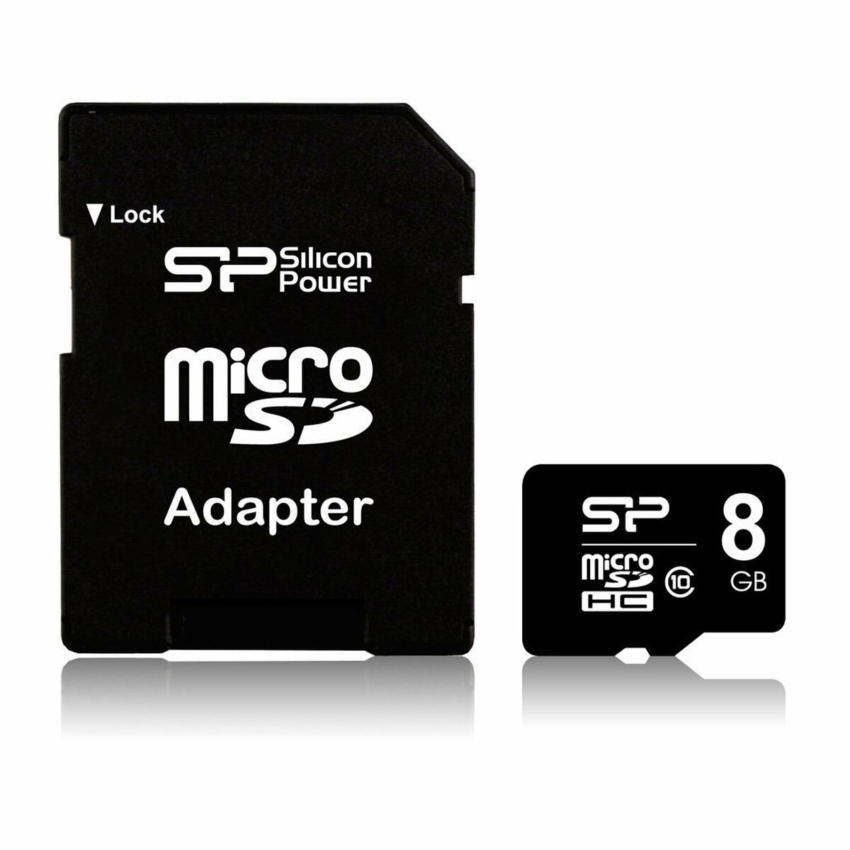 Cartão de Memória Micro SD com Adaptador Silicon Power Elite 8GB microSDHC UHS-I 8