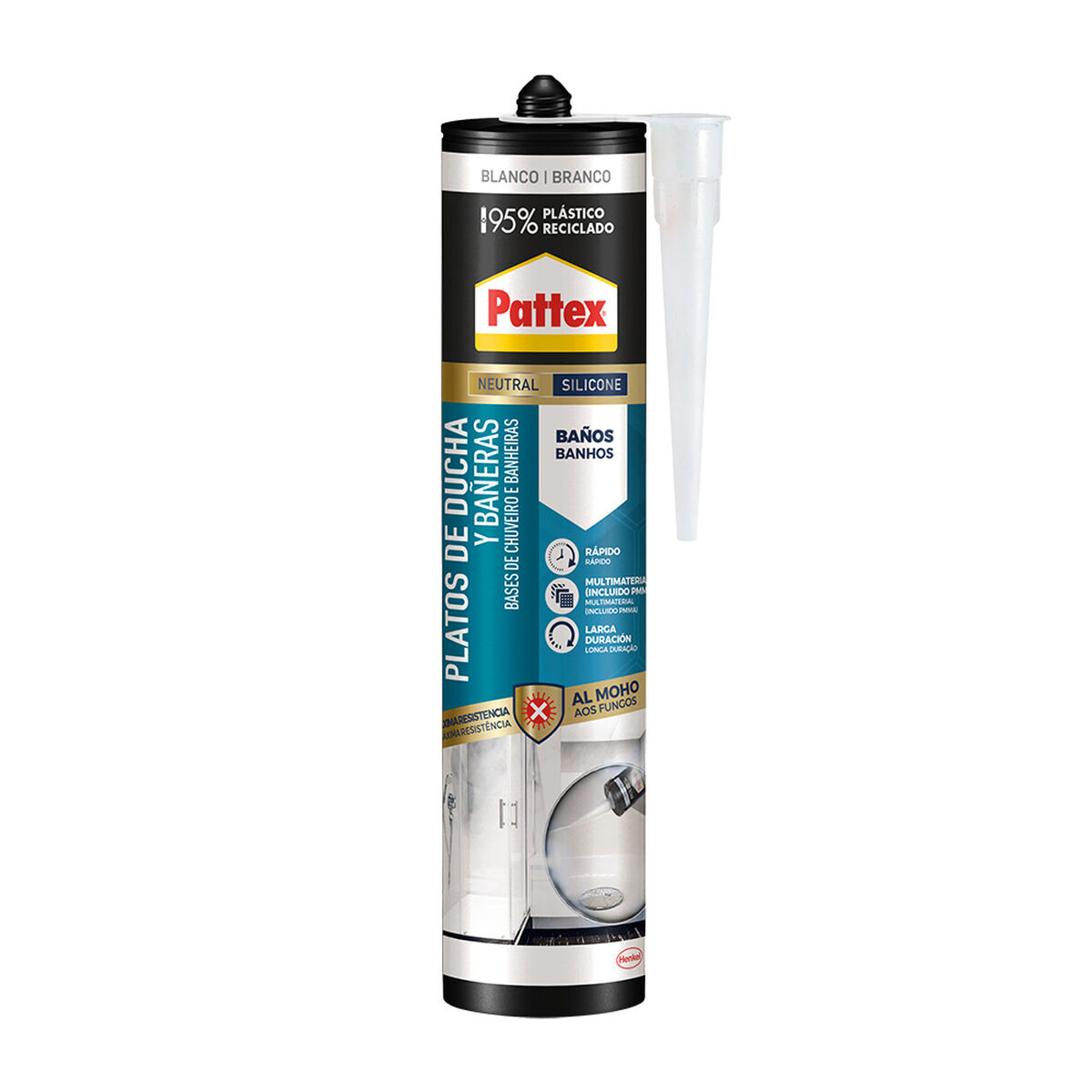 Silicone Pattex Branco 280 ml Banhos