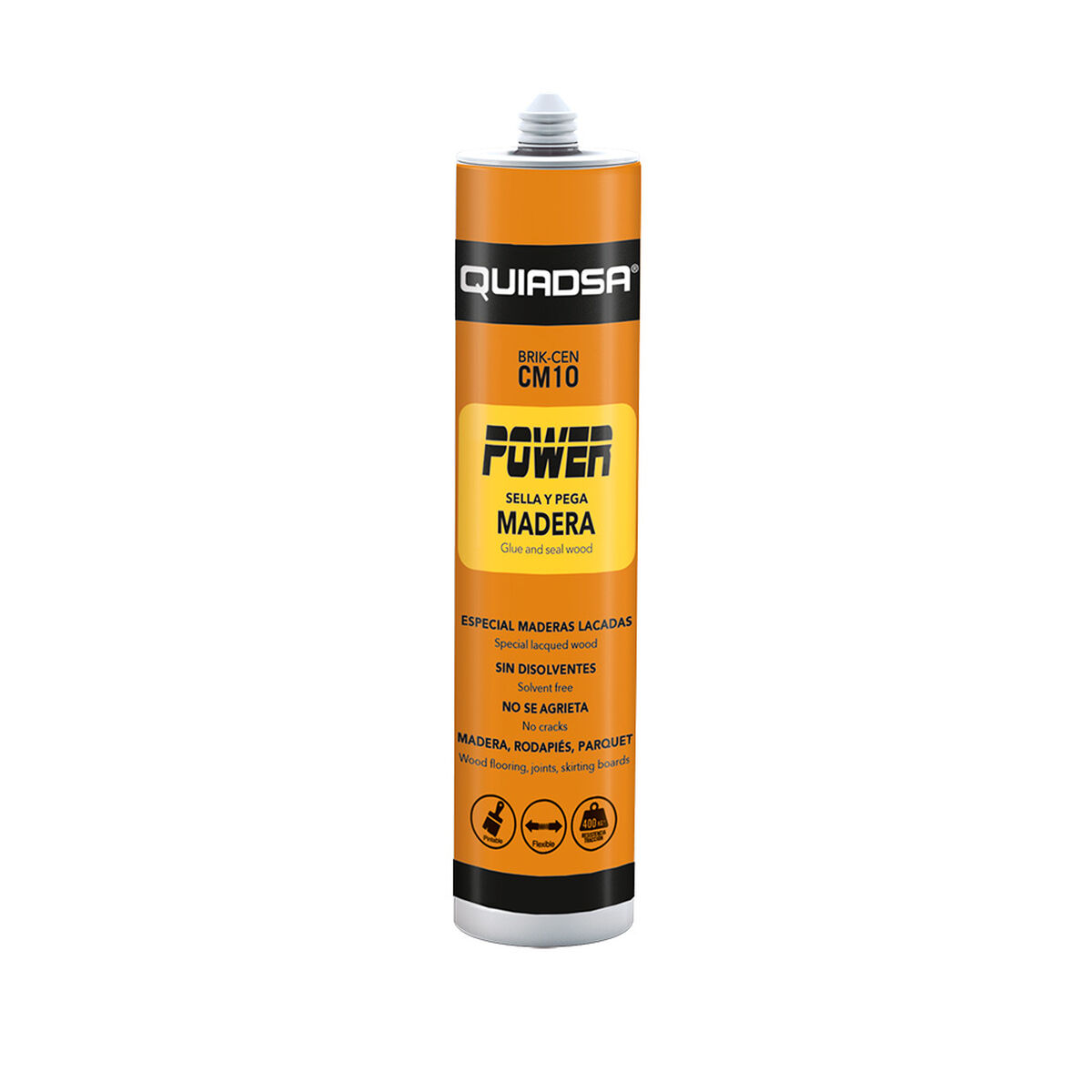 Selador/Adesivo Quiadsa cm-10 Branco 300 ml Madeira