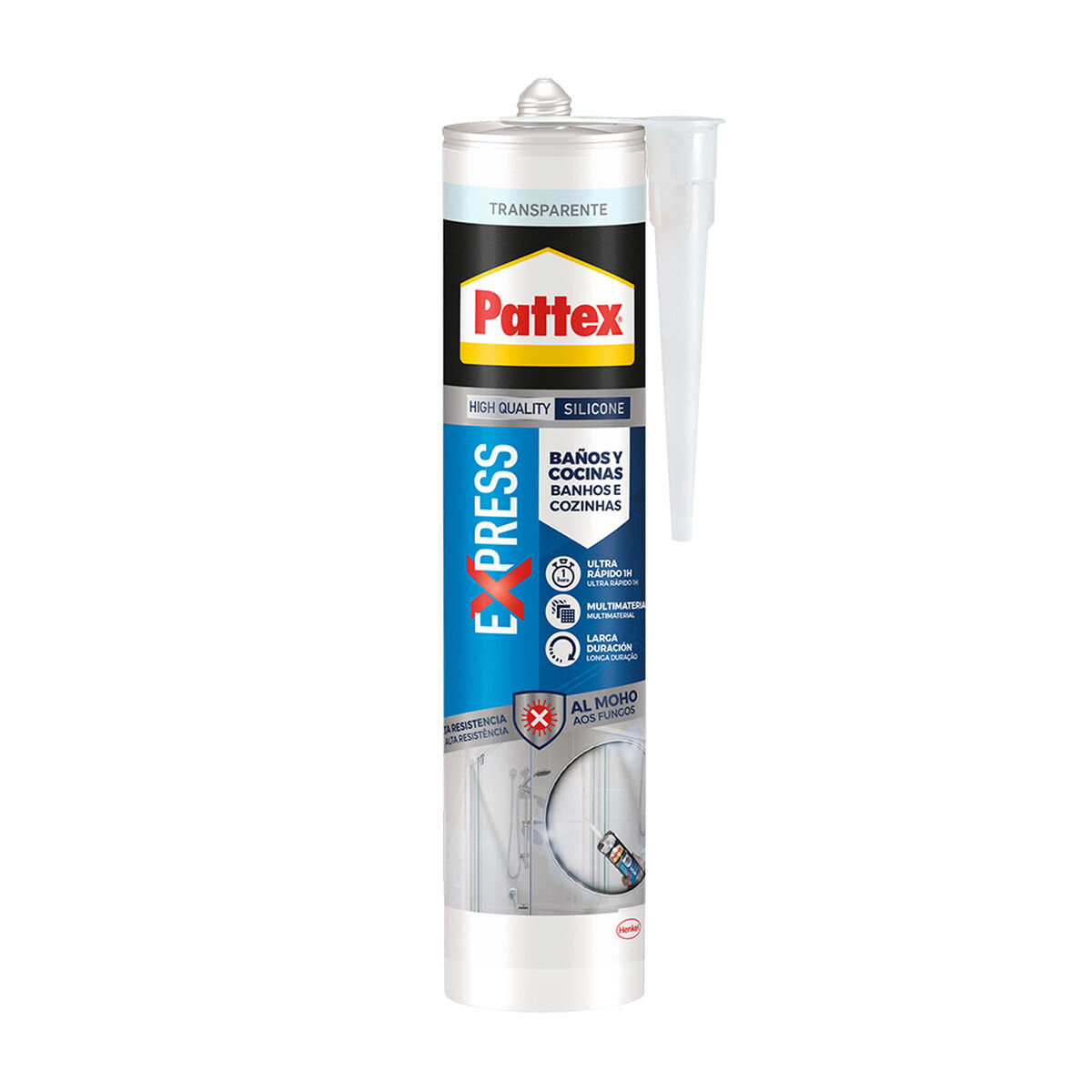 Silicone Pattex Express Transparente 280 ml