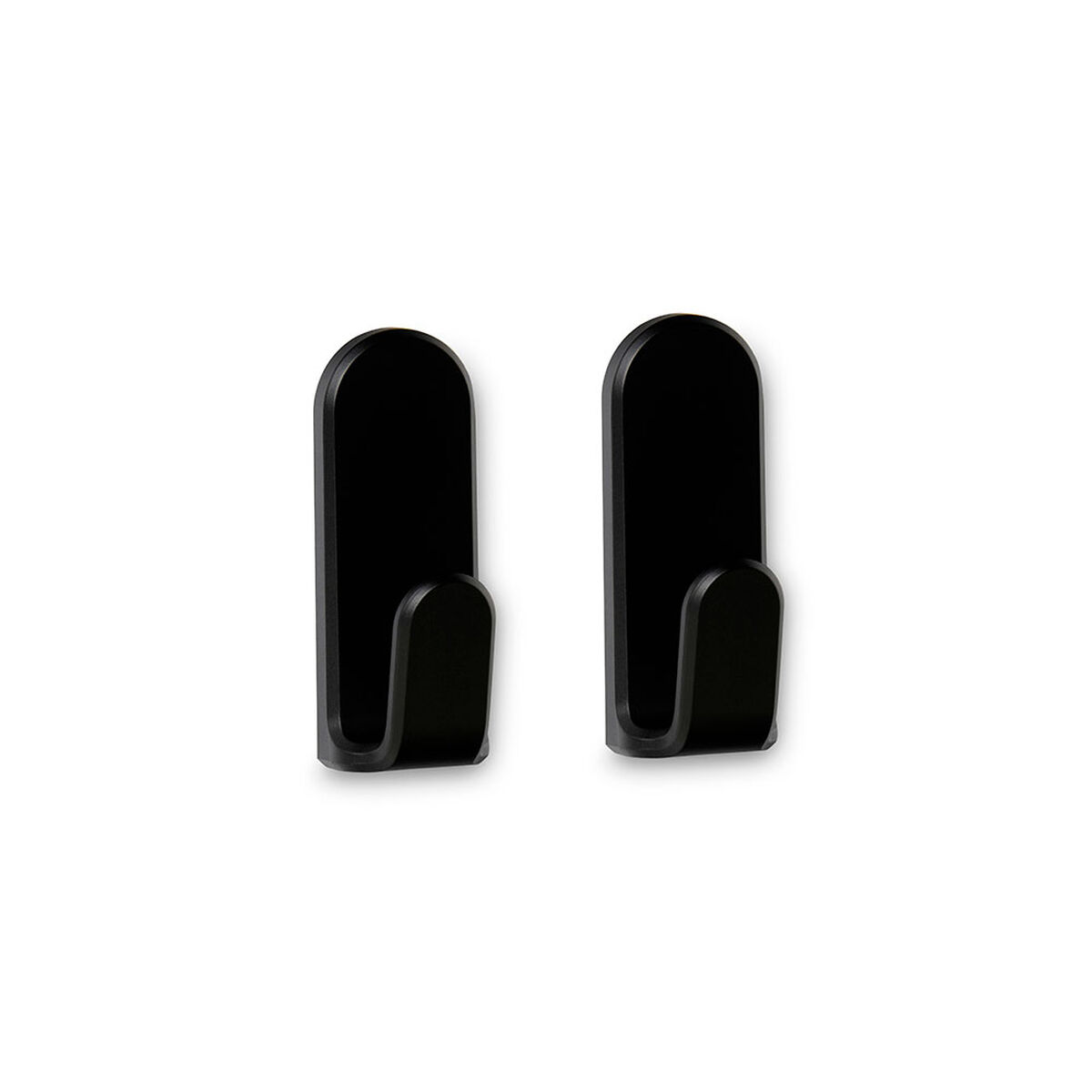 Gancho para pendurar Inofix taga Preto 1,5 Kg Adesivo (2 Unidades)