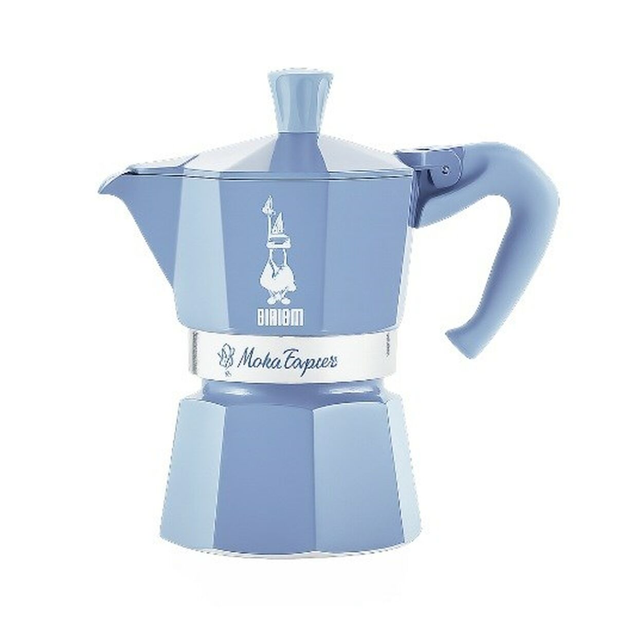 Cafeteira Italiana Bialetti Azul Alumínio Termoplástico 3 Kopjes
