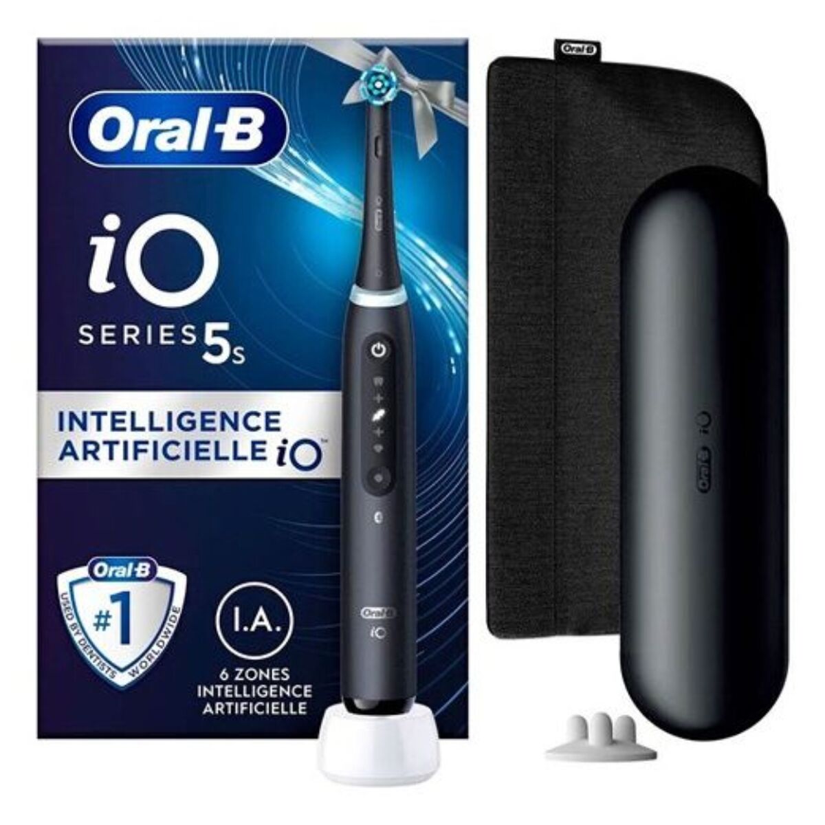 Escova de Dentes Elétrica Braun IO5/BK+TRAVELCASE Preto