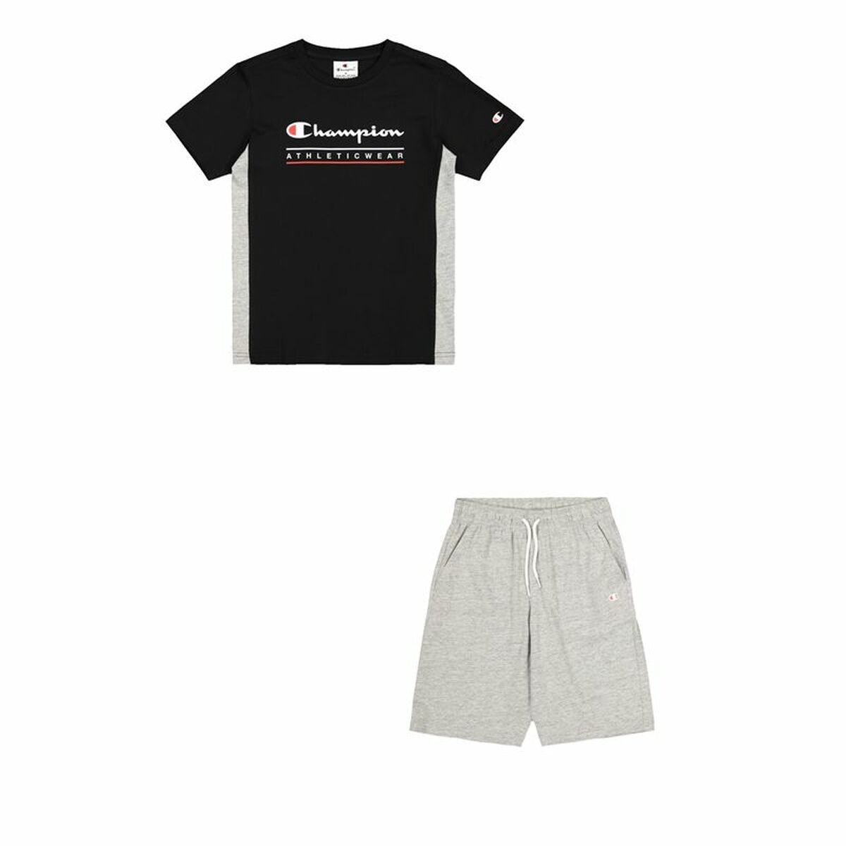 Conjunto Desportivo para Crianças Champion Preto