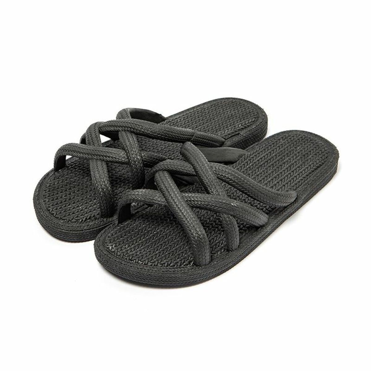 Chinelos para Mulher Brasileras Mersin Preto