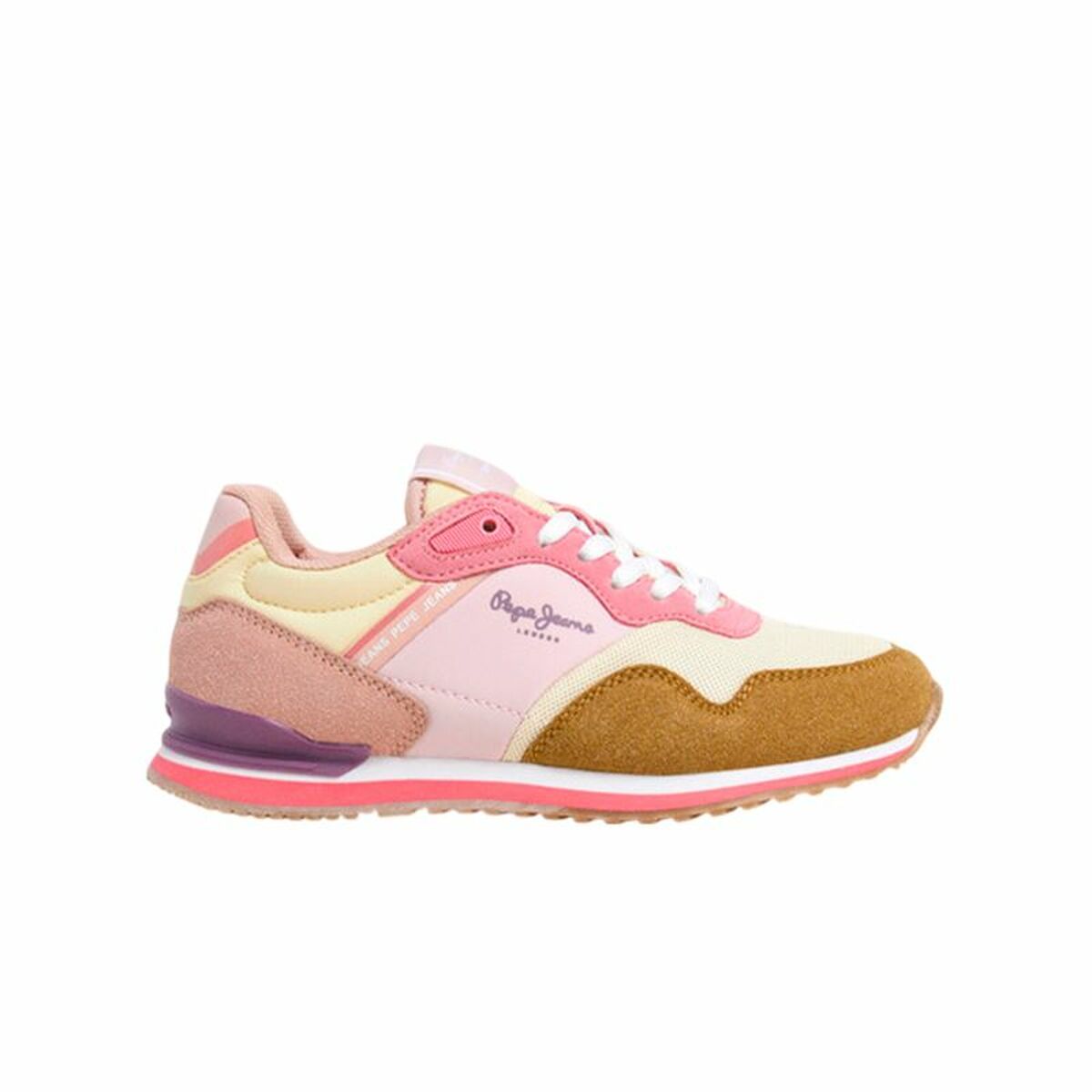 Sapatilhas de Desporto Mulher Pepe Jeans London Band G Marrom claro
