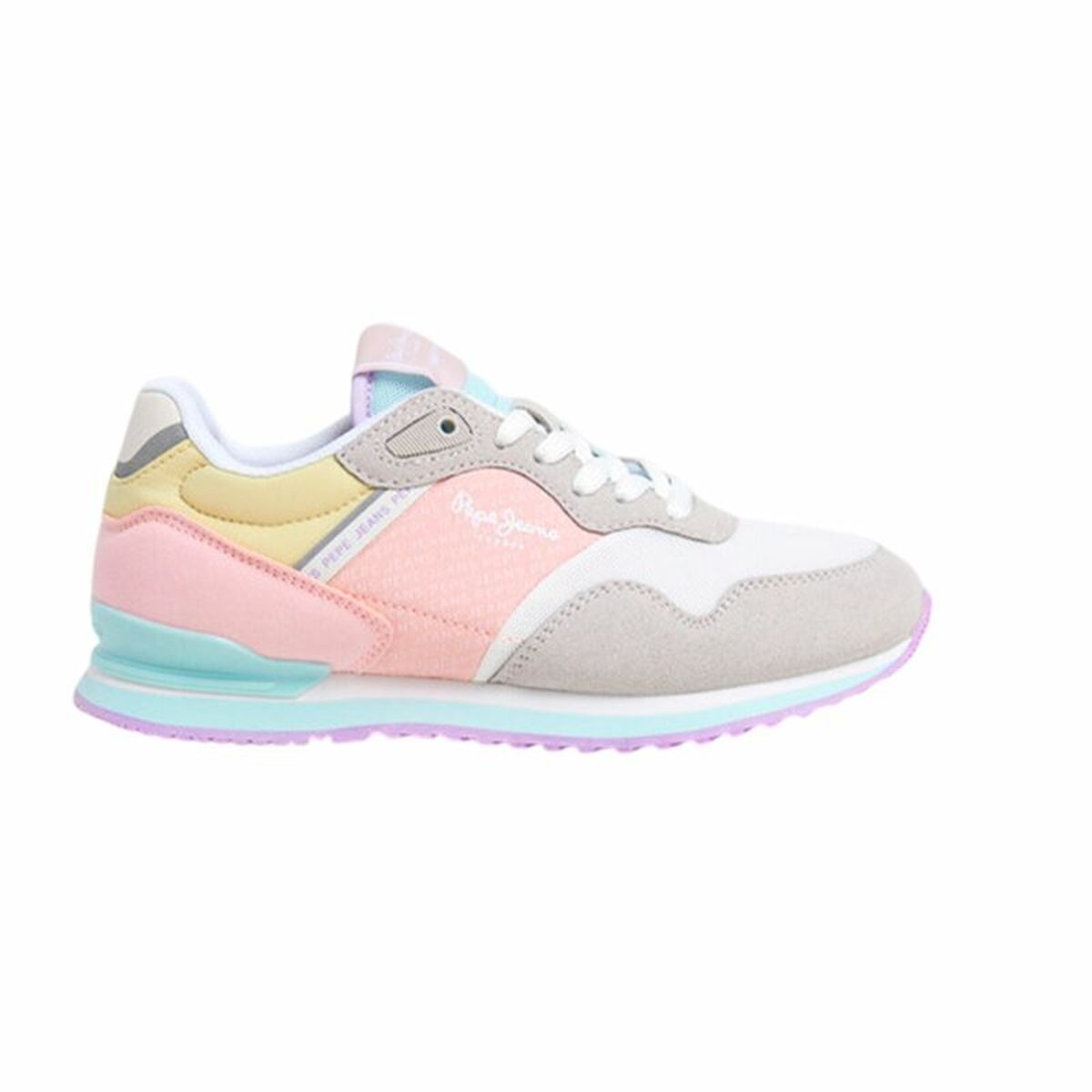 Sapatilhas de Desporto Mulher Pepe Jeans Pepe Jeans London Print G Cinzento claro