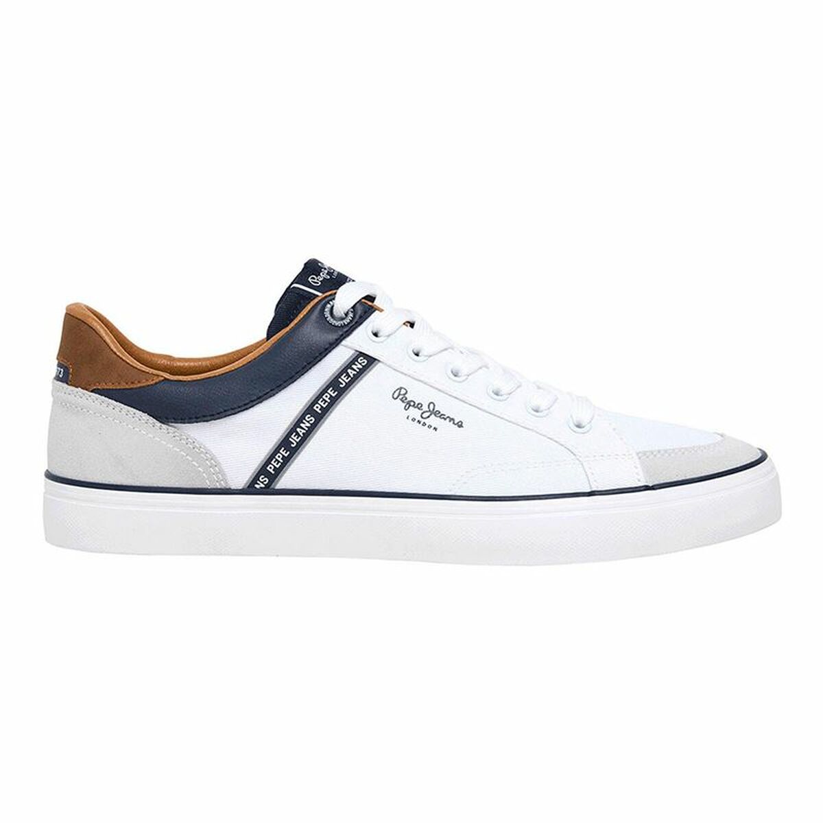 Sapatilhas de Desporto de Homem Pepe Jeans Kenton Stage Branco