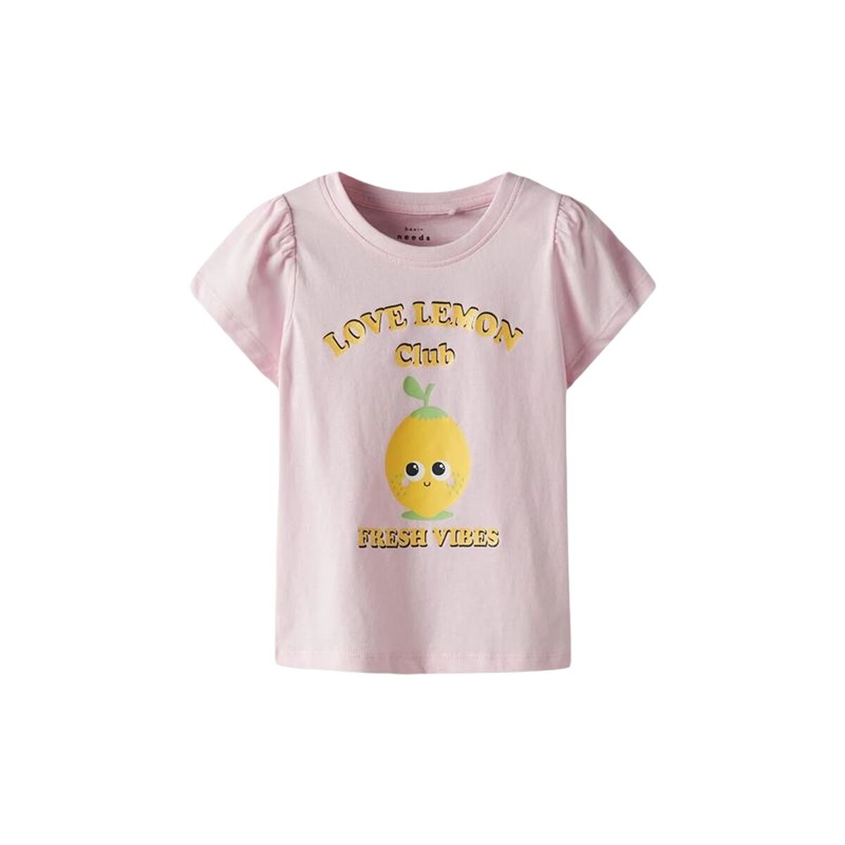 Camisola de Manga Curta Infantil Name It Nmfvibeke Capsl Ballerina Cor de Rosa