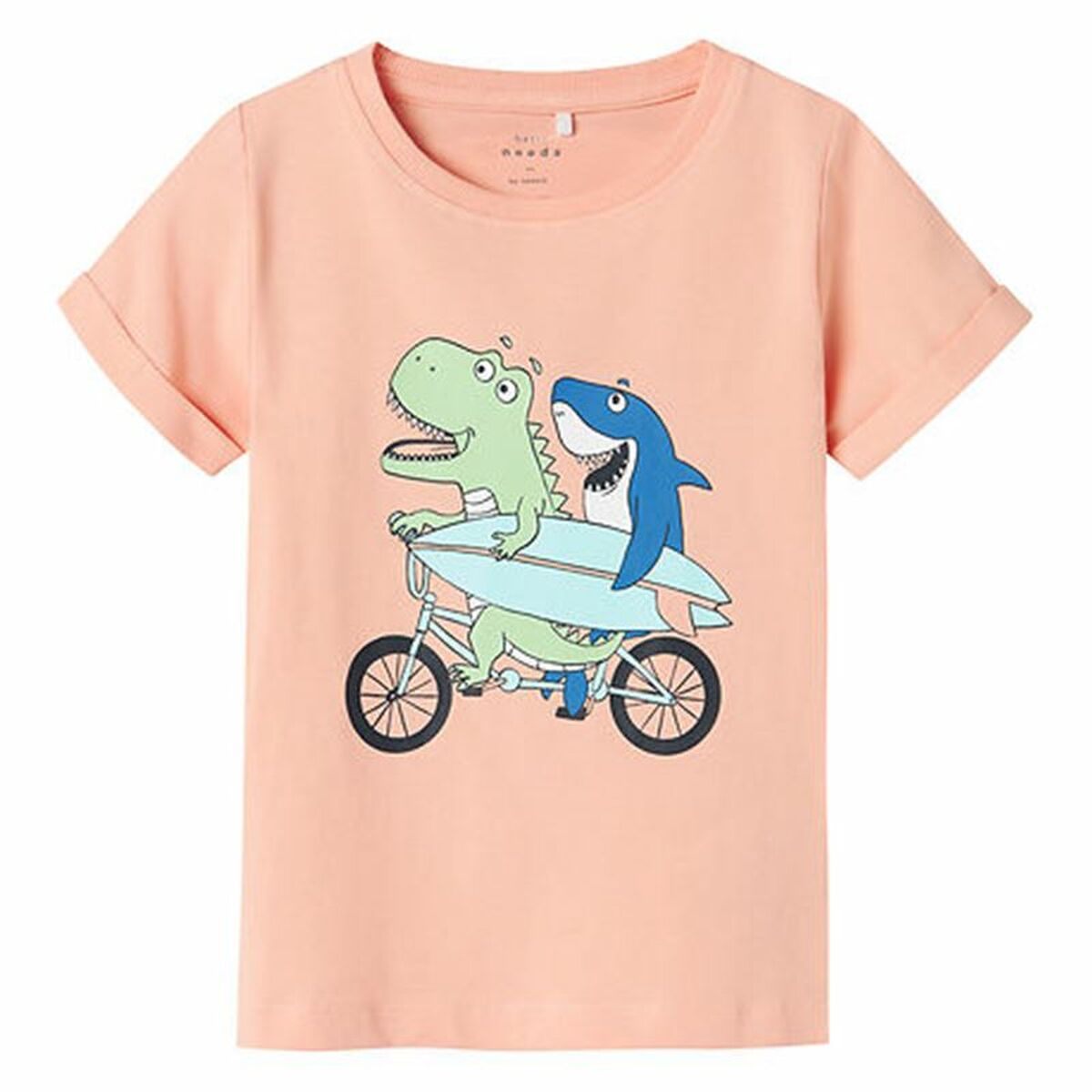 Camisola de Manga Curta Infantil Name It Nmmvux