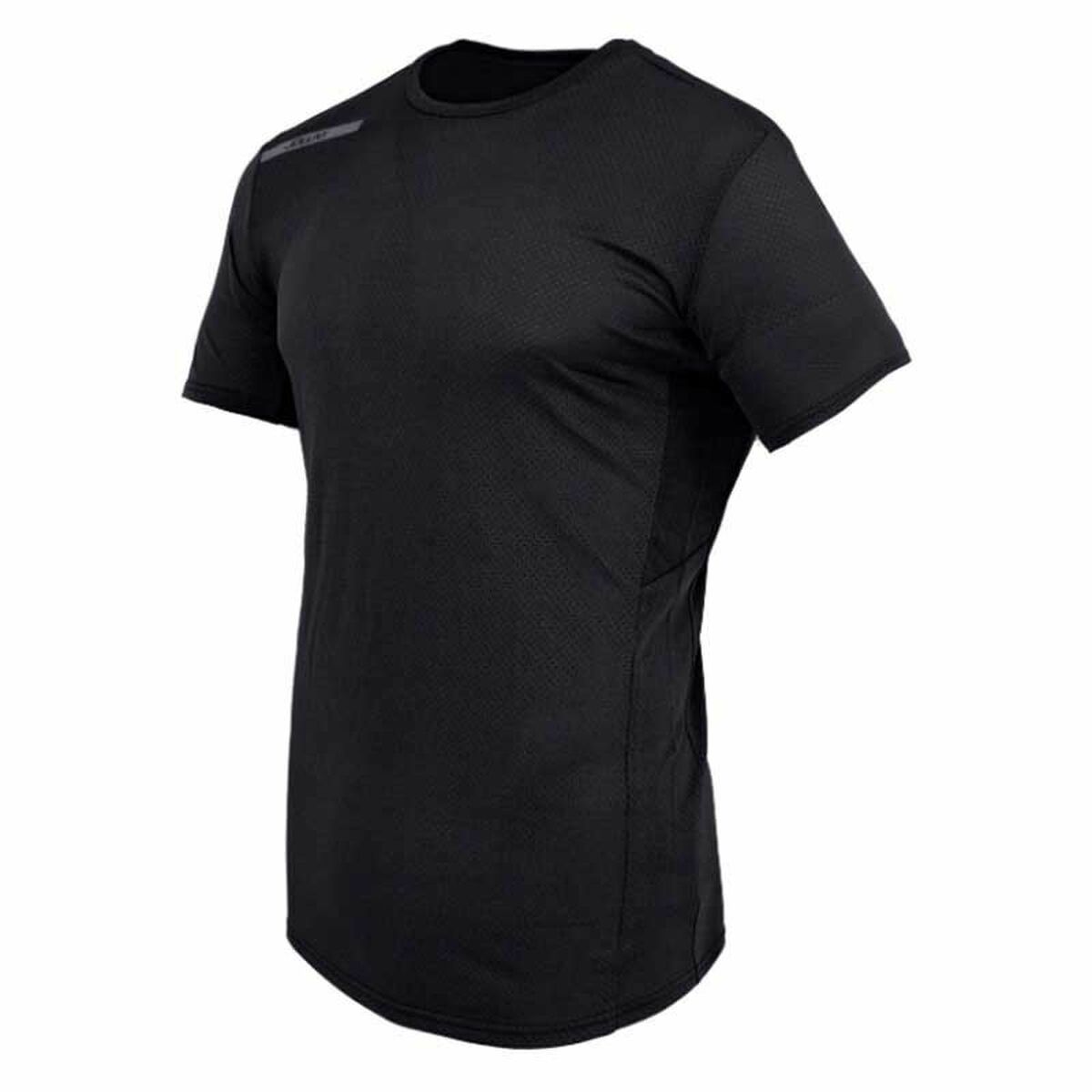 T-Shirt de Desporto de Manga Curta Joluvi Athlet Preto