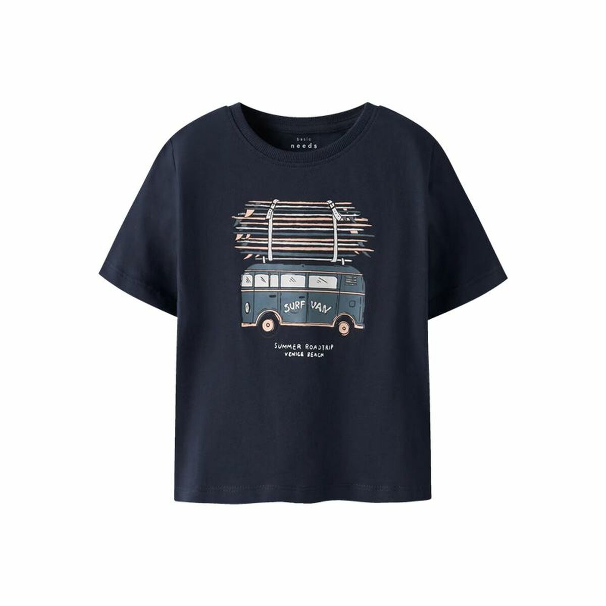 Camisola de Manga Curta Infantil Name It Nmmvagno Loose