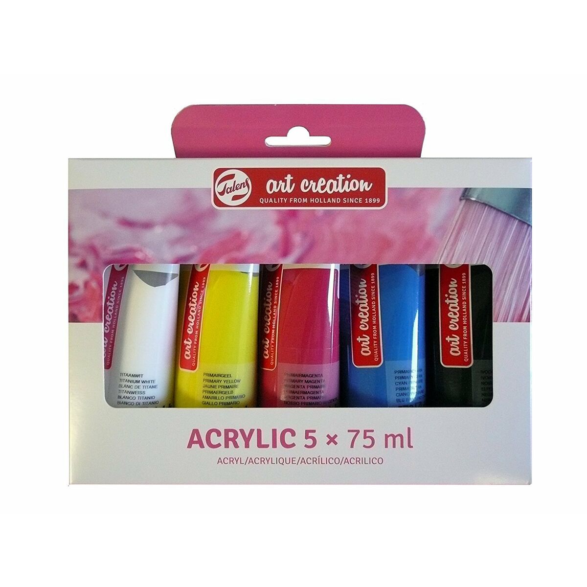 Conjunto de tintas acrílicas Talens Art Creation Multicolor 75 ml 5 Peças