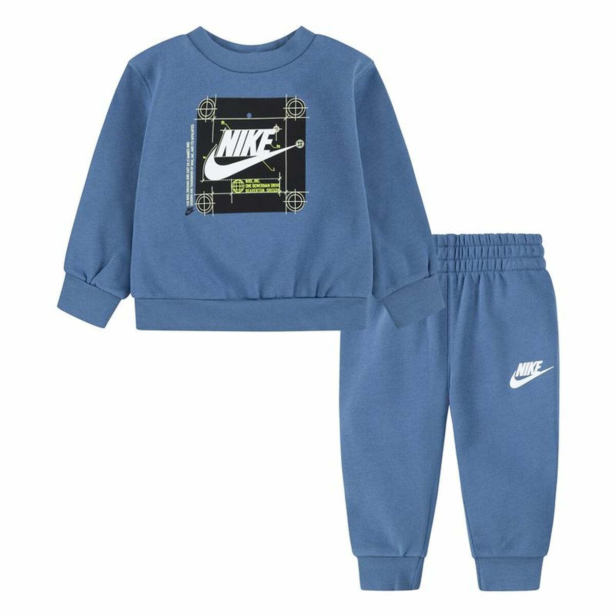 Conjunto Desportivo para Crianças Nike Nsw Future Utility Crew Azul