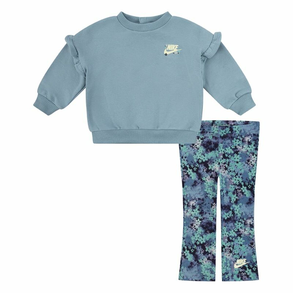Conjunto Desportivo para Crianças Nike Fresh Cut Dolman Ruffle Azul