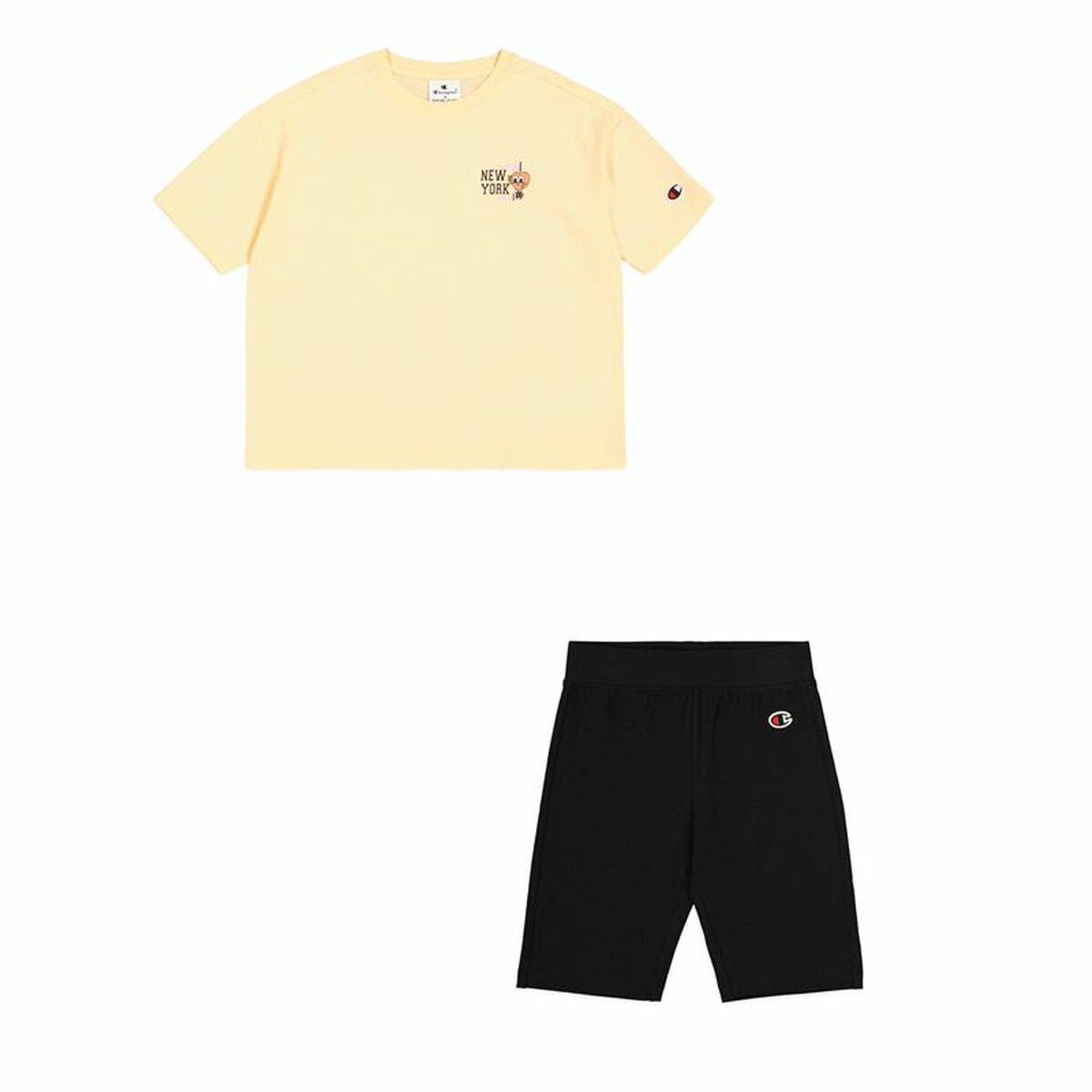 Conjunto Desportivo para Crianças Champion Branco