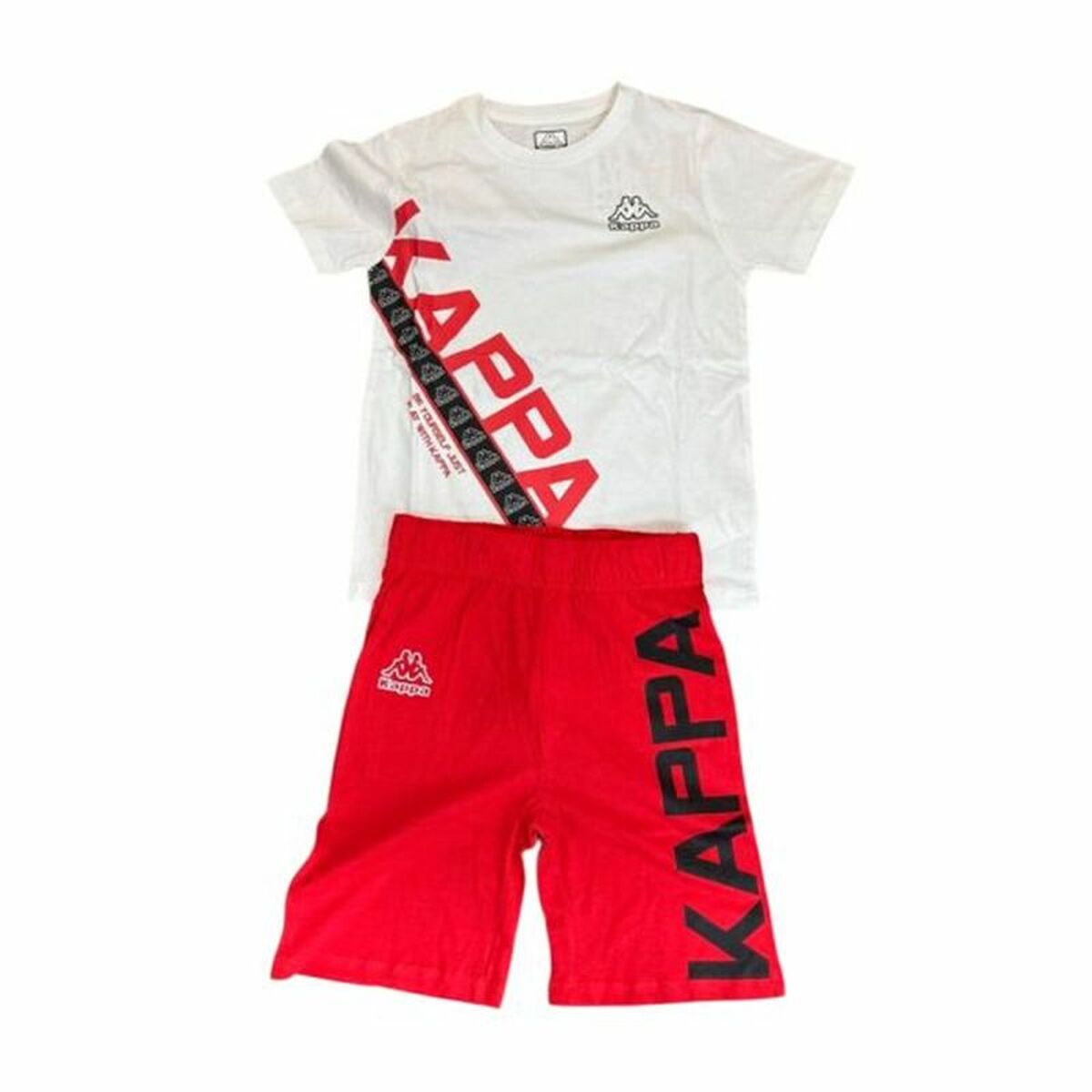 Conjunto Desportivo para Crianças Kappa 8036K0230F Vermelho