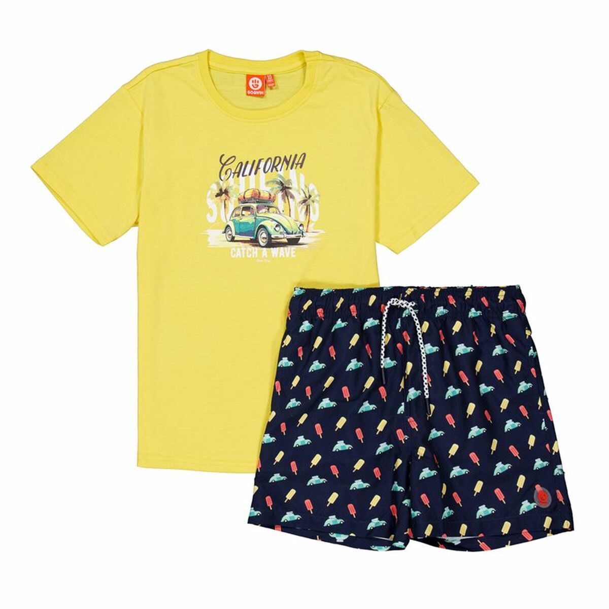 Conjunto Desportivo para Crianças Go & Win Amarelo