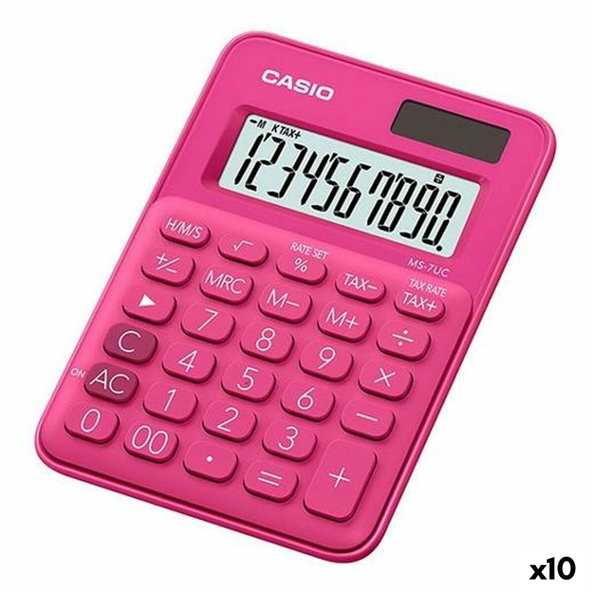 Calculadora Casio Vermelho (10 Unidades)