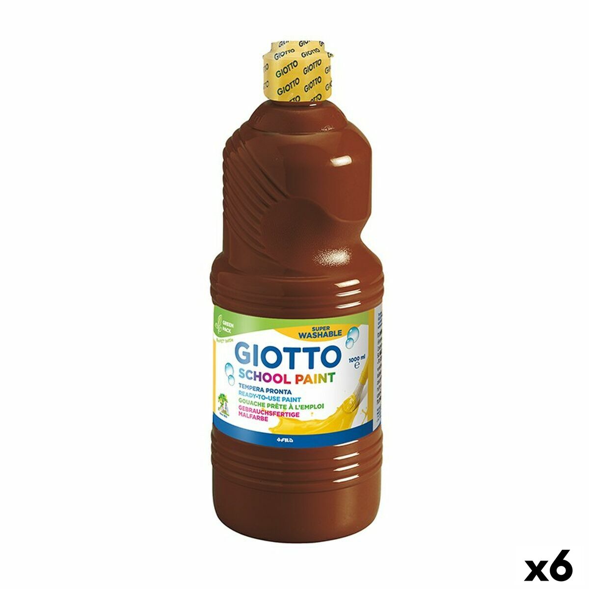 Têmpera Giotto Castanho 1 L (6 Unidades)