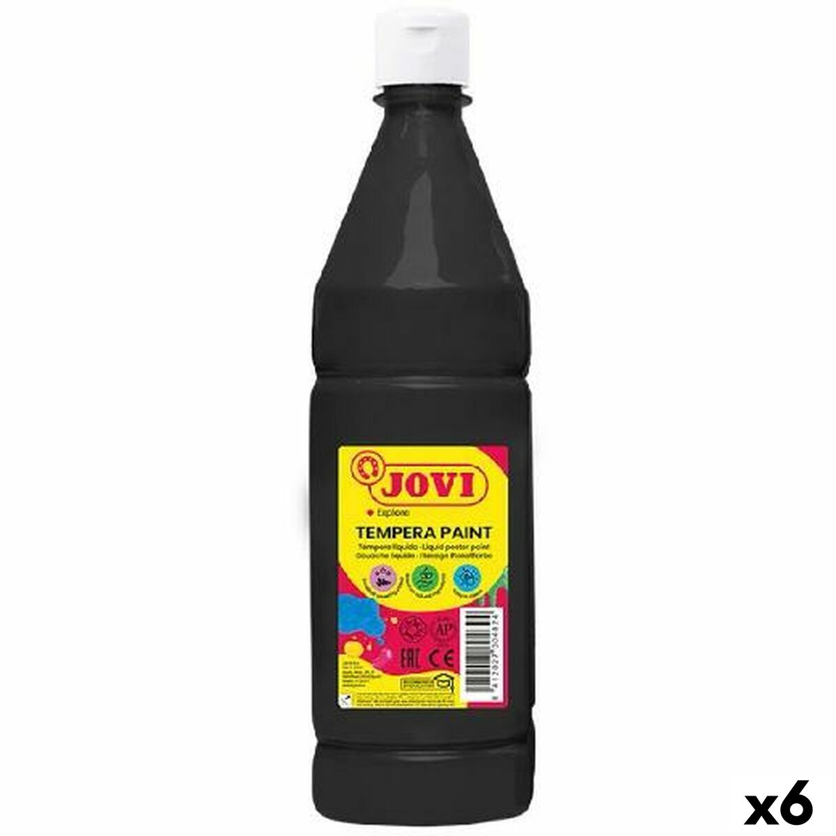 Têmpera Jovi Preto 1 L (6 Unidades)