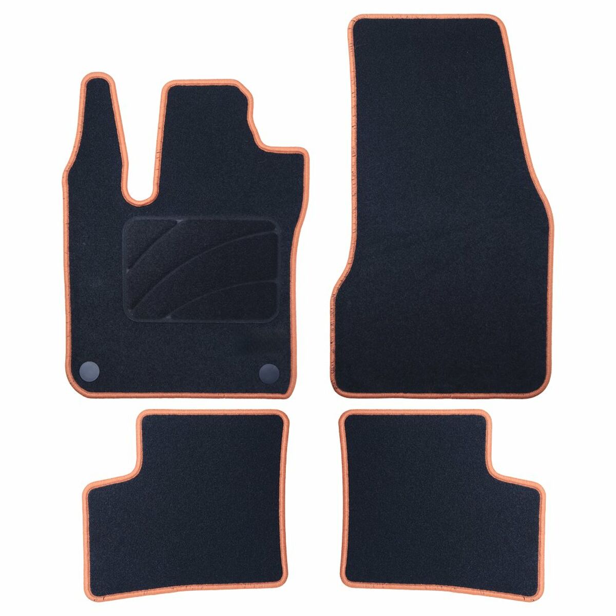Conjunto de Tapetes de Carro OCC Motorsport OCCRT0048YE RENAULT TWINGO 5 Peças