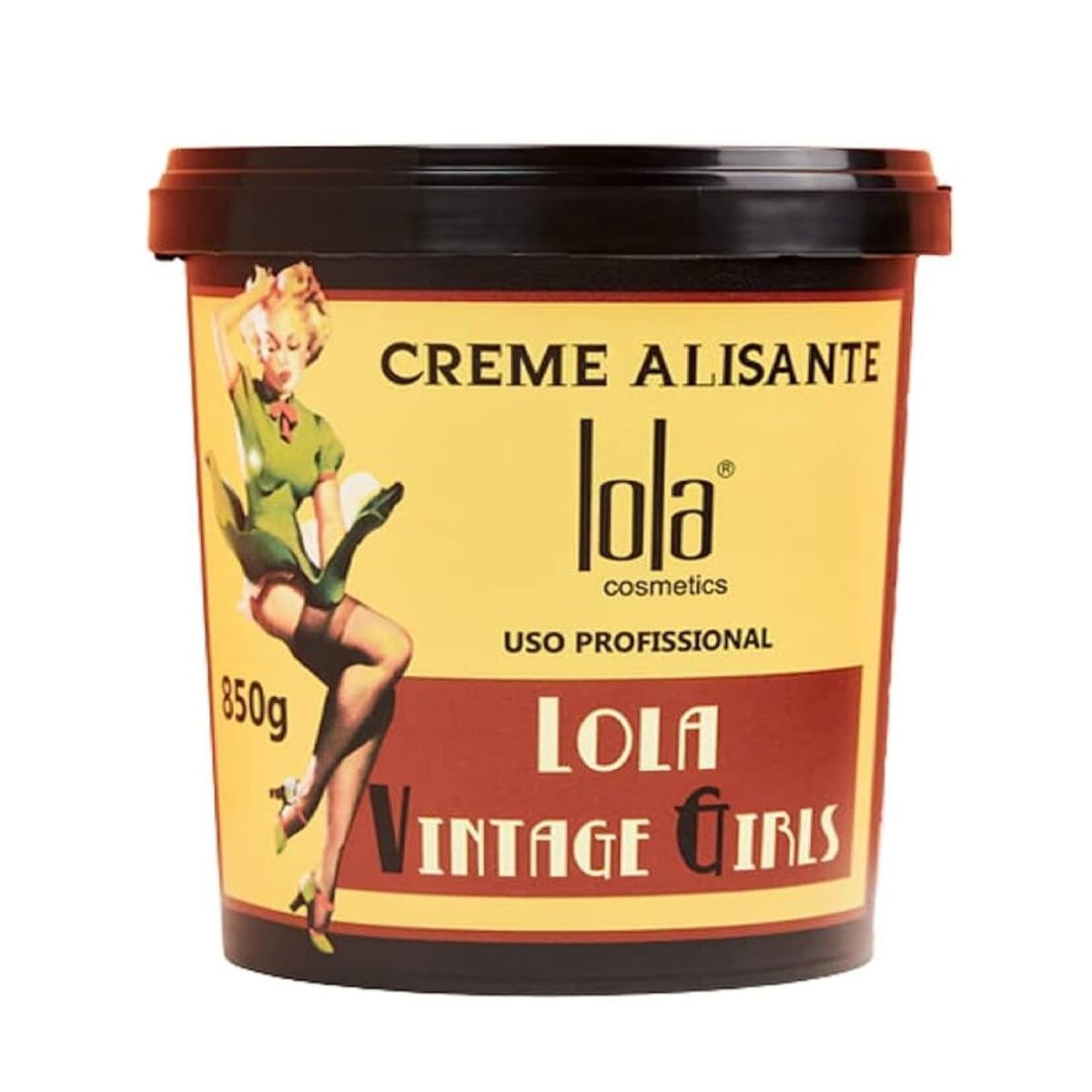 Tratamento Capilar Alisador Lola Cosmetics Vintage Girls 850 g