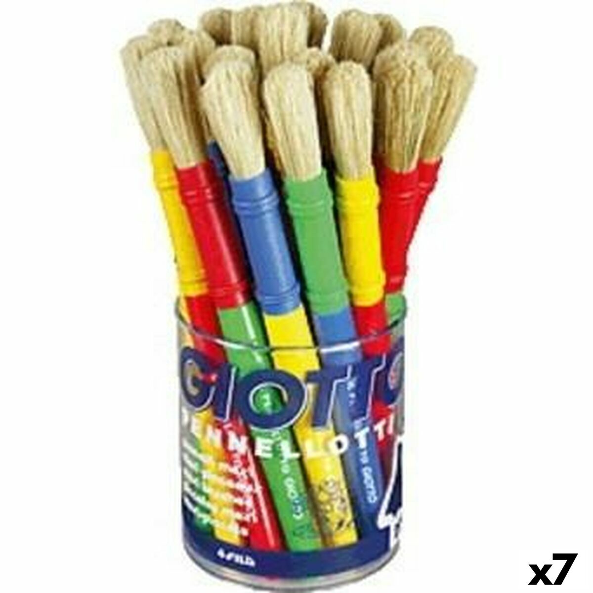 Pincéis Giotto Multicolor (7 Unidades)