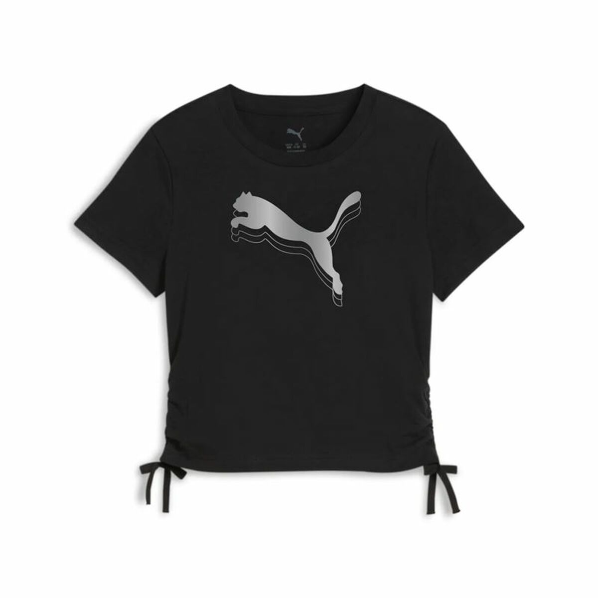 Camisola de Manga Curta Infantil Puma Essentials Metallic Knotted