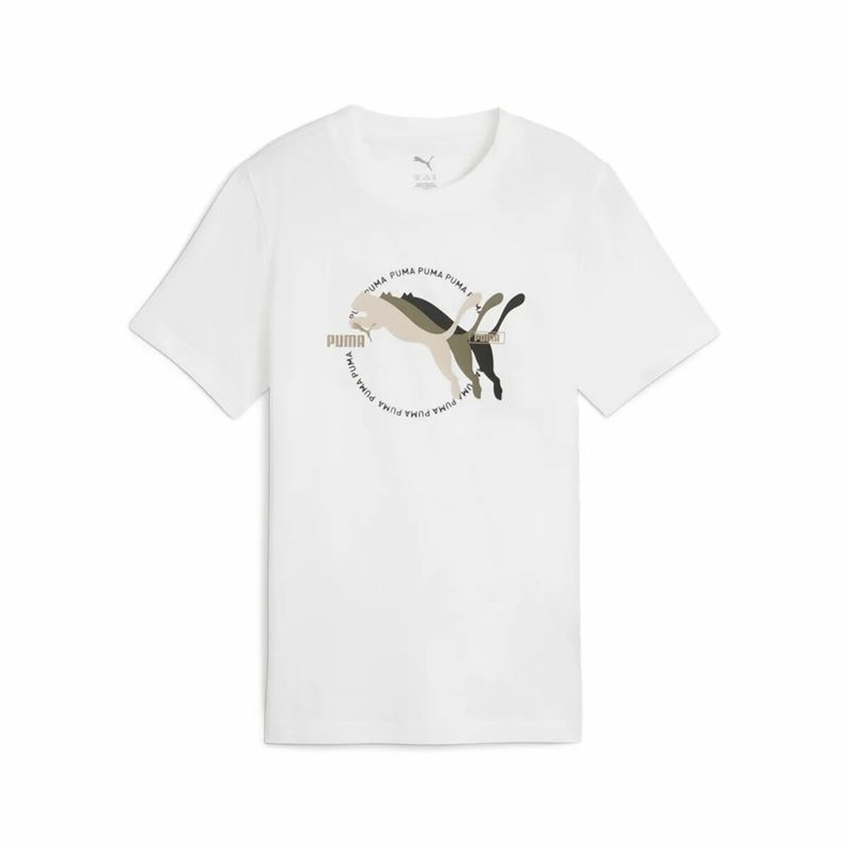 Camisola de Manga Curta Infantil Puma Graphics III B 7-8 Anos